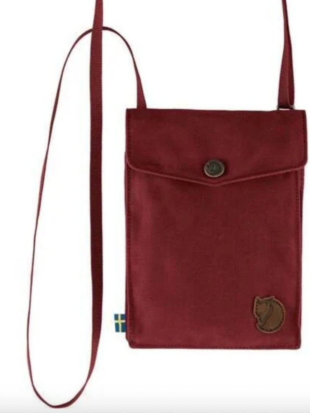 Fjällräven Pocket bag in Bordeaux Red durable G-1000 Heavy Duty Eco Material